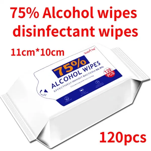 120ply 75% disinfectant/antiseptic wipes