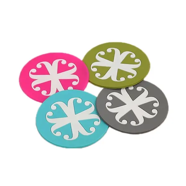 PVC soft rubber coaster
