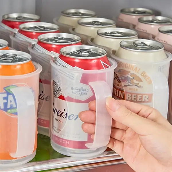 Kitchen Refrigerator Four Case Can Beer Organize Storage Box