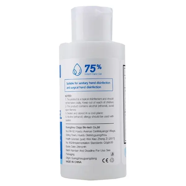 75% Alcohol Instant Hand Gel Hand Sanitizer