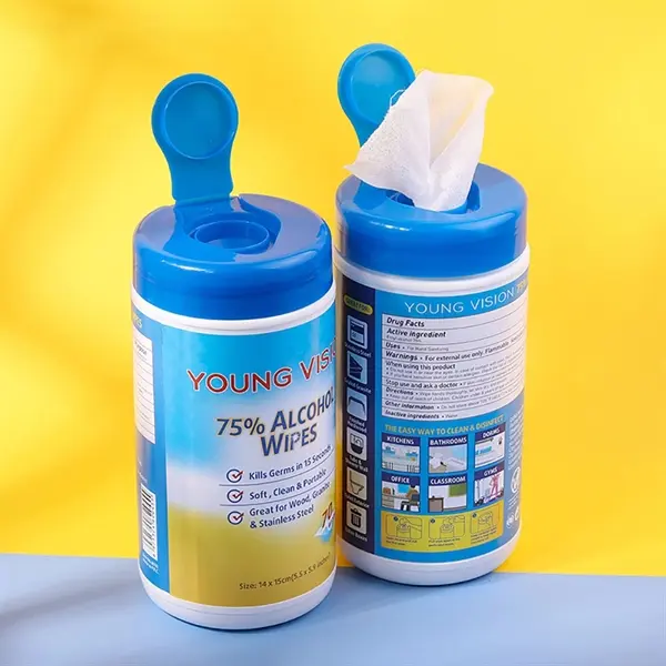 70 Pieces Barrel Alcohol Wipes