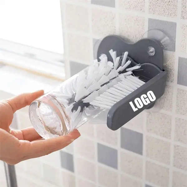 2 in 1 Drink Mug Wine Suction Cup Cleaning Brush
