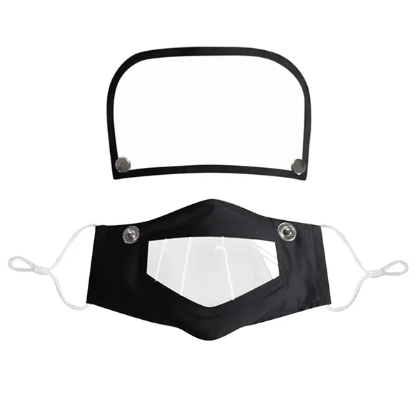 2 in 1 Mask With Button Eye Mask