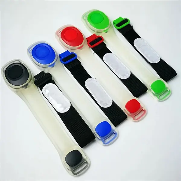 Safety LED Armbands Slap Bracelets Wristbands Flashing Sport