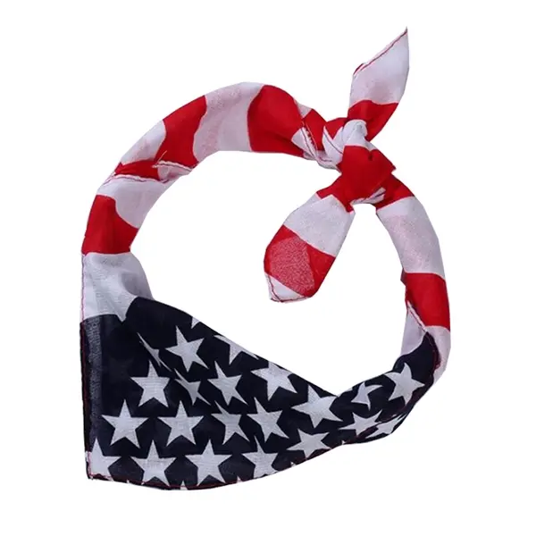 Multifunctional Americana Bandanas Print Head Wrap Scarf Wri