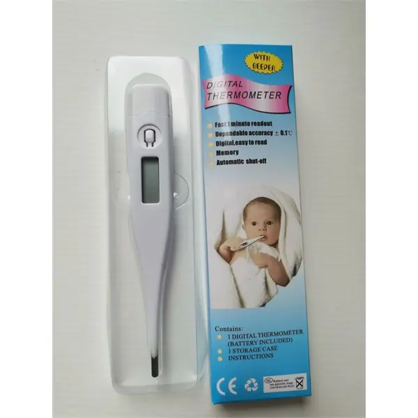 Digital Oral Thermometer - Portable Fast Readings