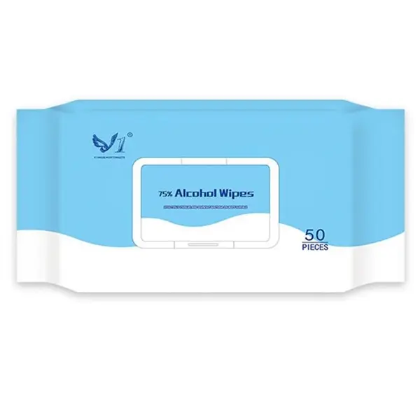 50pcs 75% Alcohol Wipes
