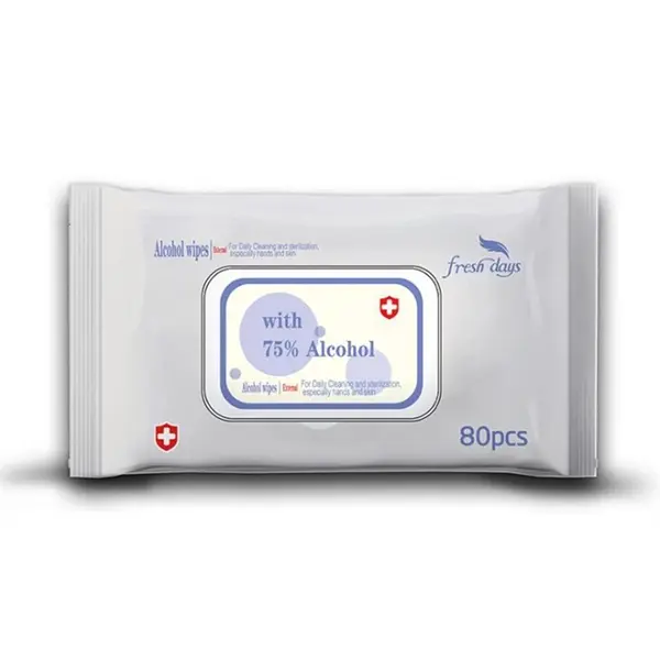 80pcs 75% Alcohol Wipes