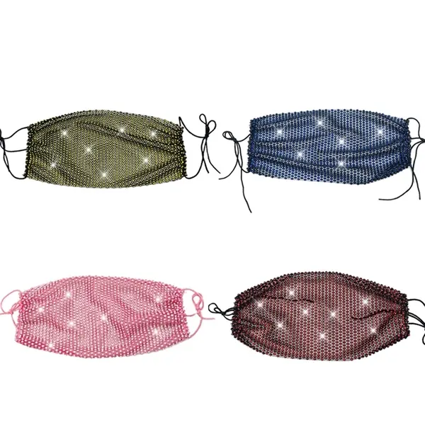 Glitter Mesh Mask Party Face Cover