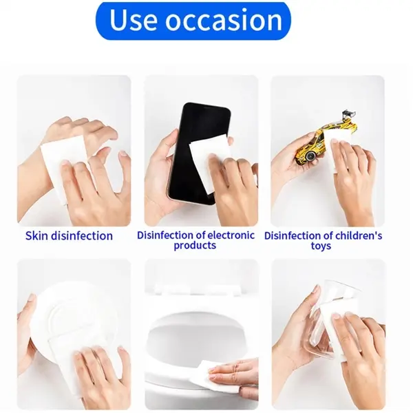 120Pcs 75% Sanitizing Wipes With MSDS