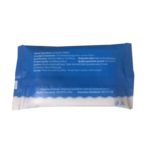 10 PCS 75% Alcohol Wipes