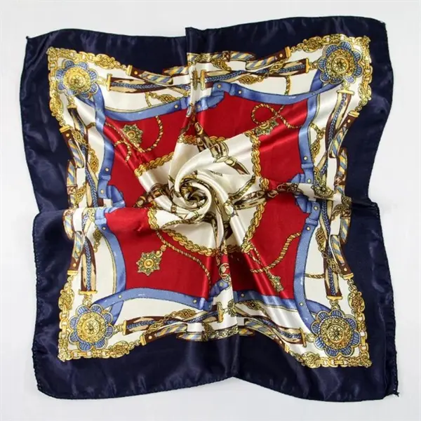 Multifunctional Satin Bandanas Print Head Wrap Scarf Wristba