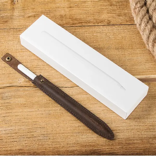 Portable Leather Apple Pencil Case