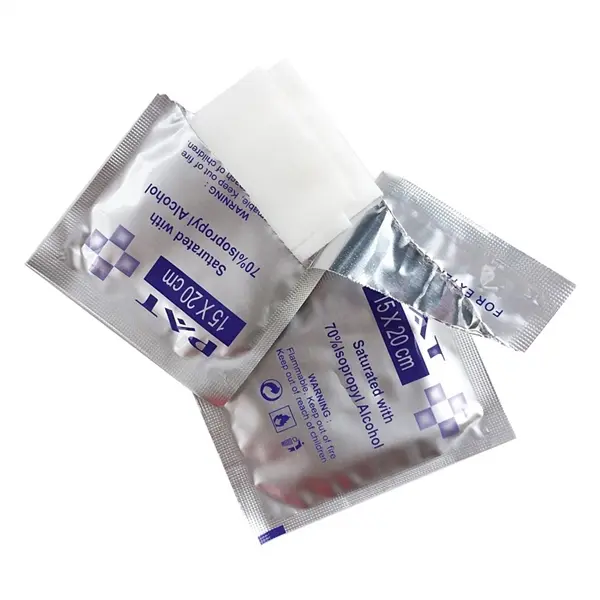 Disposable 75% Alcohol Prep Wipe