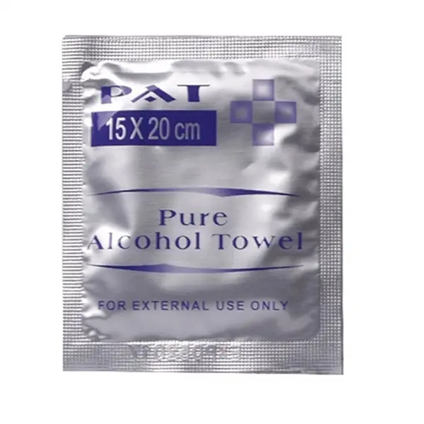 Disposable 75% Alcohol Prep Wipe