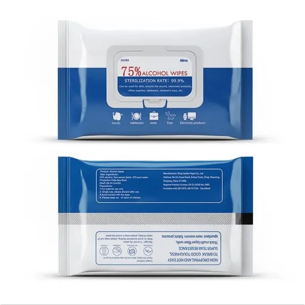 80 Pcs Flip Top Sanitizer Wipes