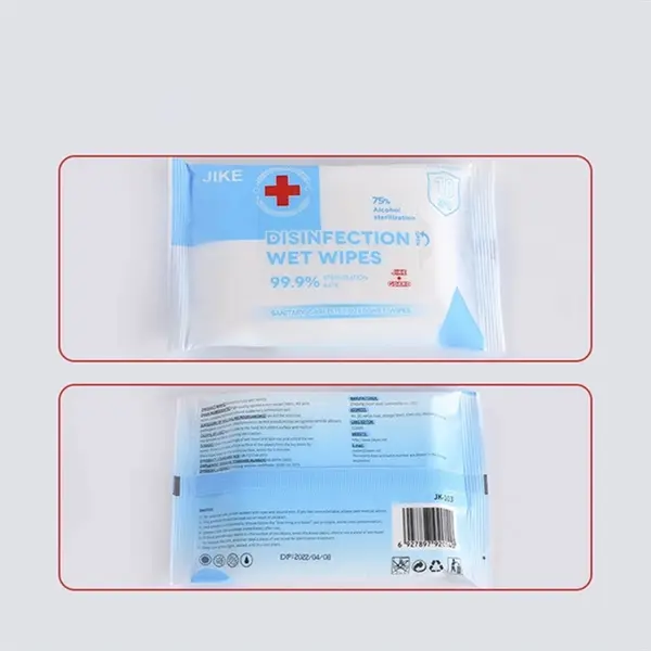 10 Pcs Flip Top 75% Alcohol Sanitizer Wipes
