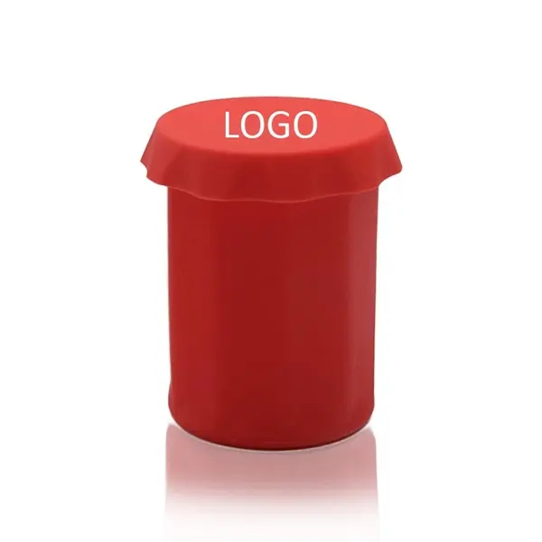 Cup-shaped silicone ice cube mold