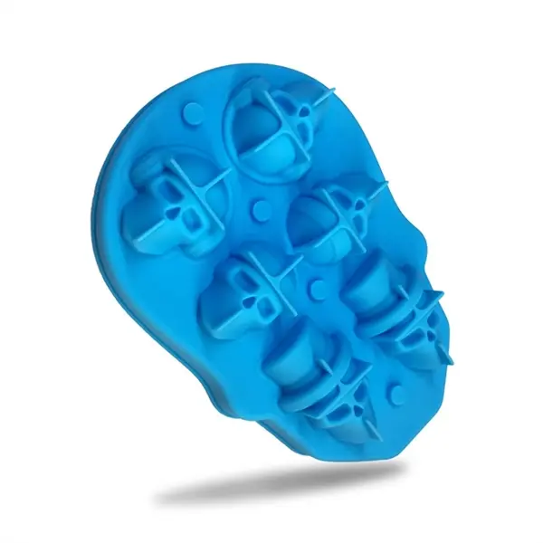 6 in 1 Skull silicone ice mold
