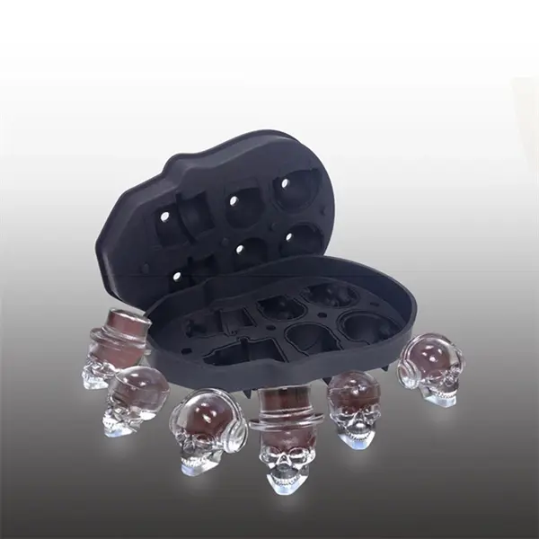 6 in 1 Skull silicone ice mold