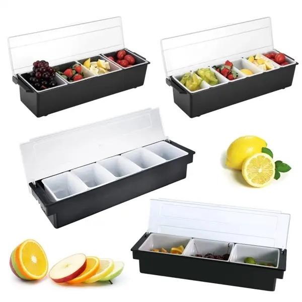 Ice Cooled Condiment Container