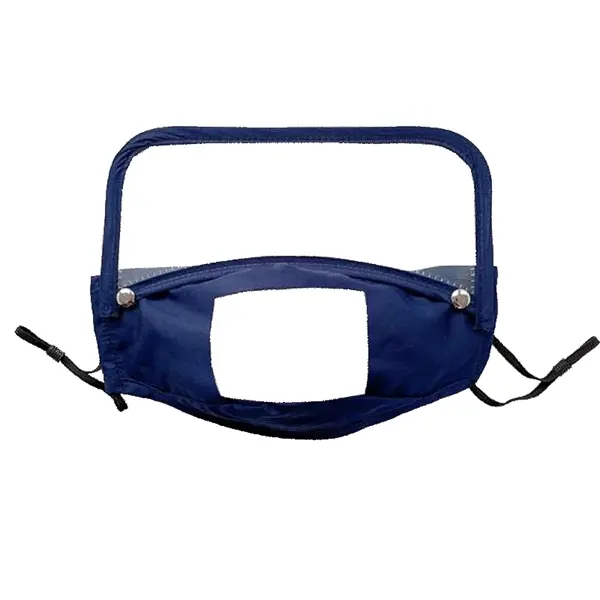 Visible Mouth Face Mask With Eyes Shield