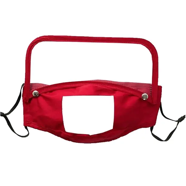 Visible Mouth Face Mask With Eyes Shield