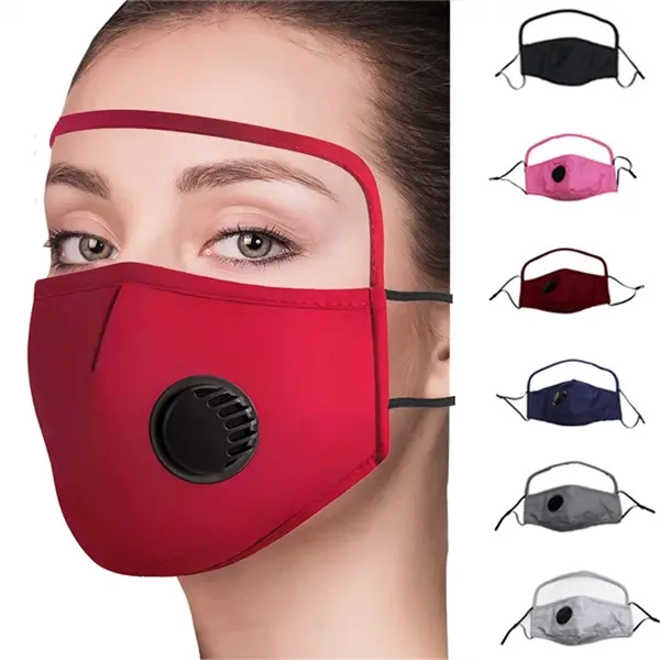 Eye Protective Face Mask With Breathing Valve