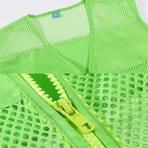 2 Pocket Mesh Volunteer Supermarket Vest