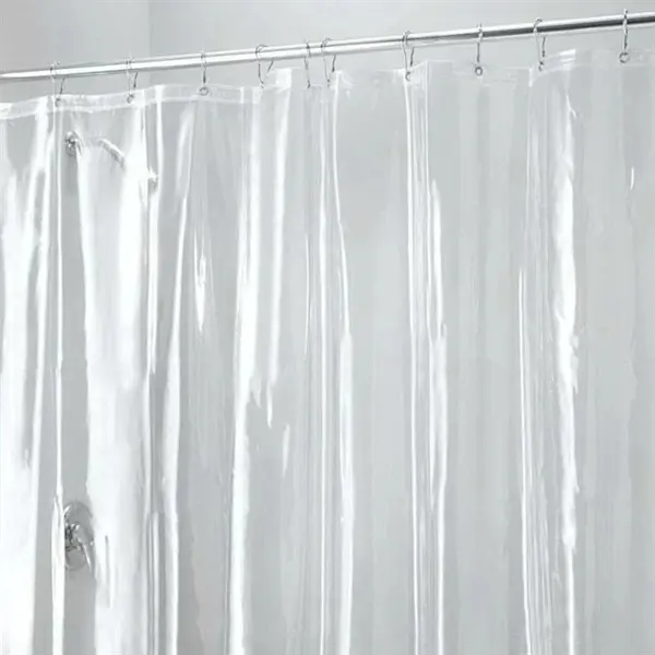 Vinyl Shower Curtain Liners with Pocket