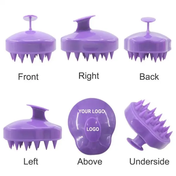 Silicone Hair Scalp Massager Shampoo Brush