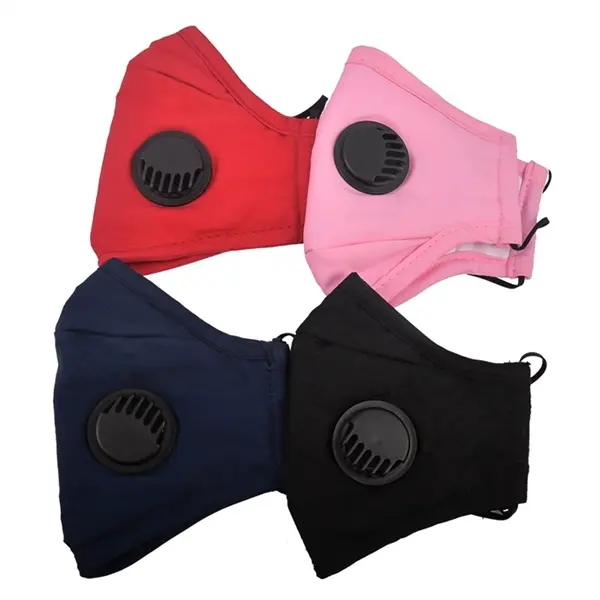 Cotton Face Masks With Breathing Valve