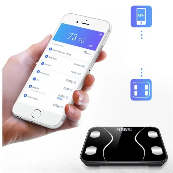 Smart Blue Electronic Body Fat Health Scale With APP