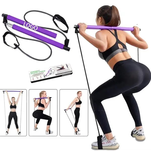 Pilates Bar Kit Resistance Exercise Band