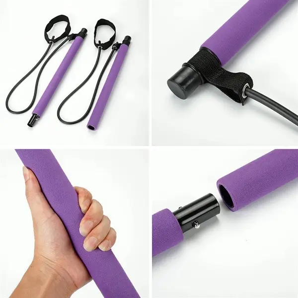 Pilates Bar Kit Resistance Exercise Band