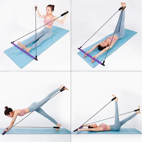 Pilates Bar Kit Resistance Exercise Band