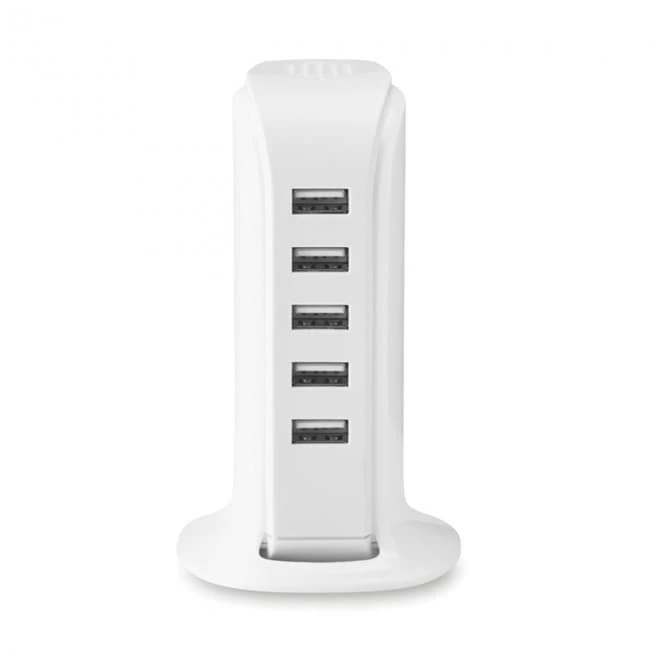 5 port USB hub with AC adaptor