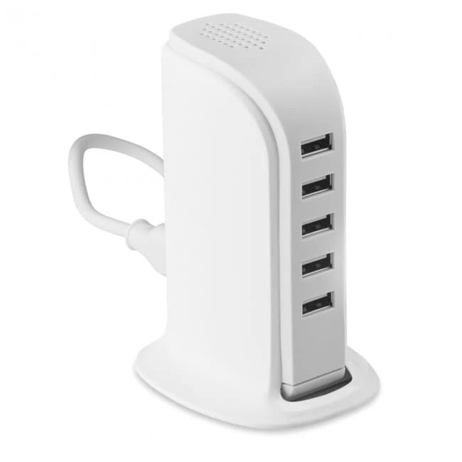 5 port USB hub with AC adaptor