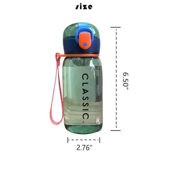14 oz. Plastic Home Outdoor Sports Water Bottle