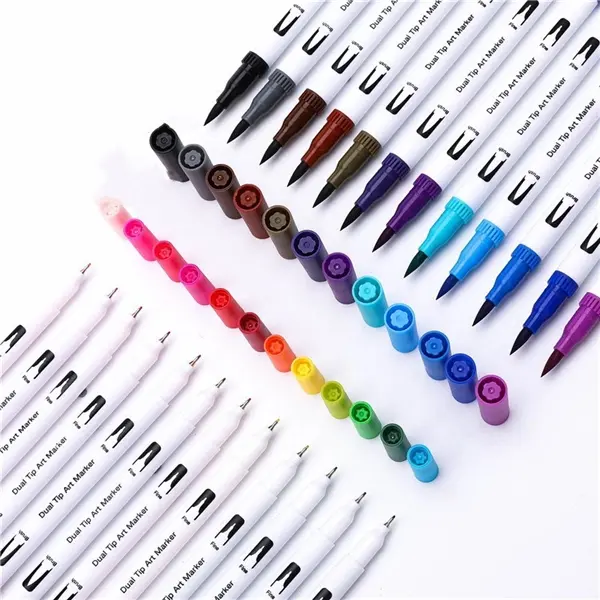 12 colors double head watercolor pens Markers Paint Pens