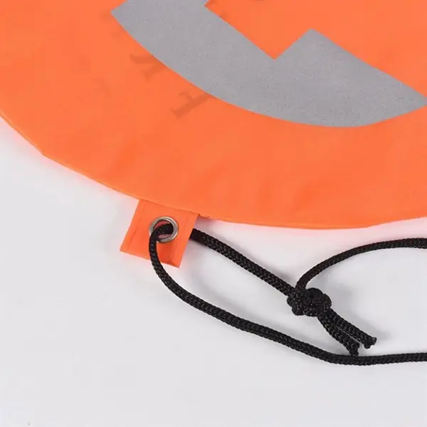 Reflective Pumpkin Drawstring Sportpack