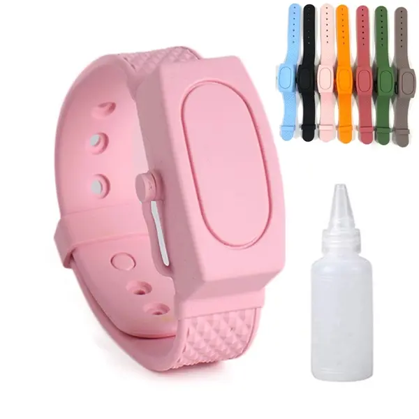 Silicone Refillable Wristband Hand Dispenser Empty