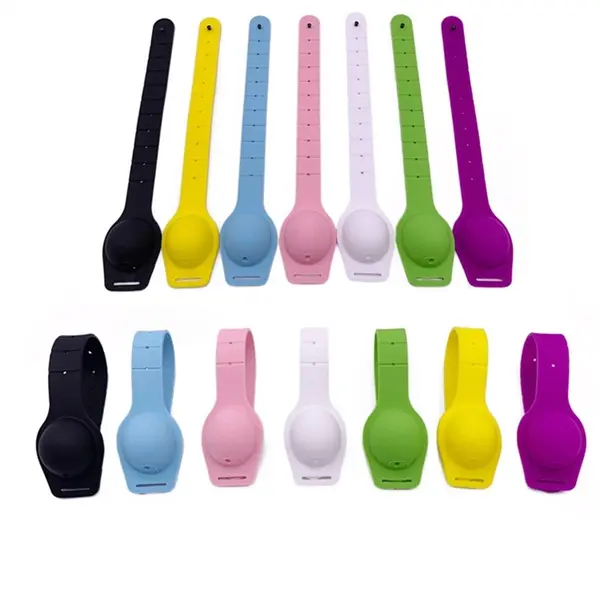 Wearable Wrist Dispenser Wristband with Empty Bottle