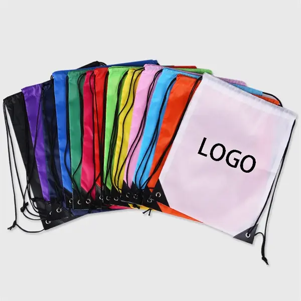 Oxford fabric waterproof basketball drawstring bag