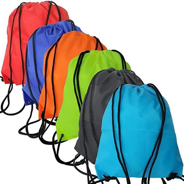 Oxford fabric waterproof basketball drawstring bag