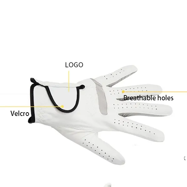 Sheep leather breathable golf gloves