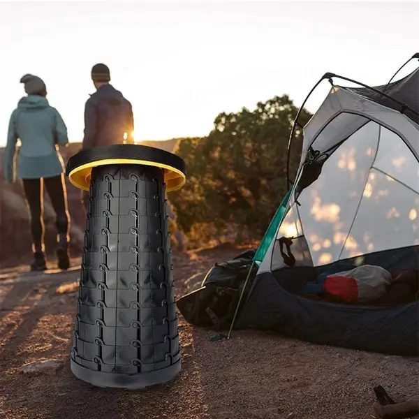 custom collapsible telescoping stool with logo