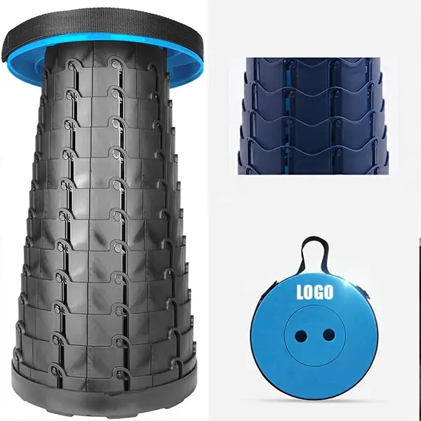 Custom Collapsible Telescoping Stool with Logo