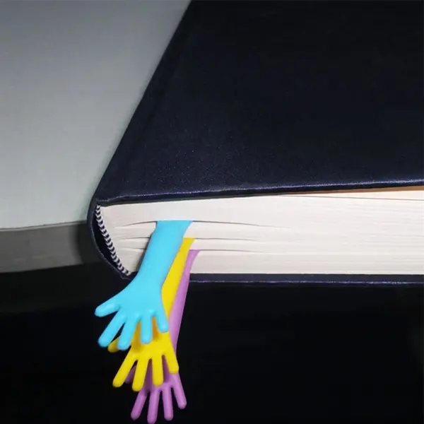 Waving Hand Bookmark Book Label