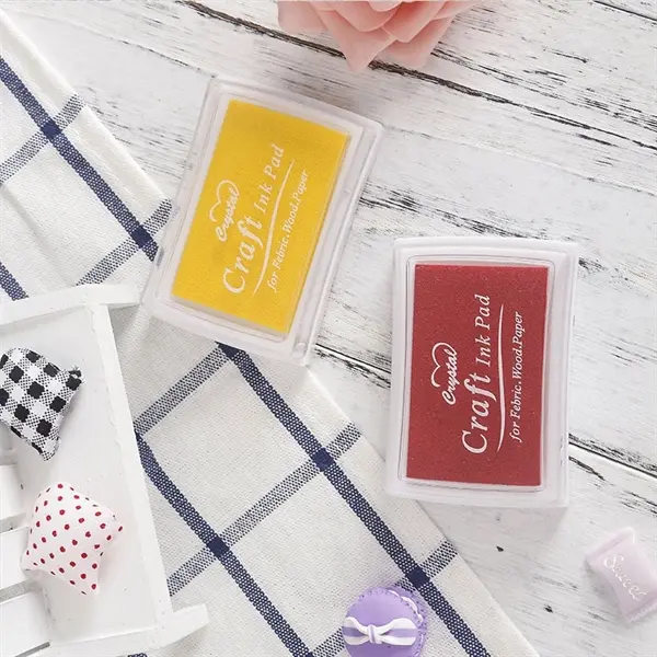 Oil Based Stamp Ink Pad for Fabric Wood Paper Scrapbooking